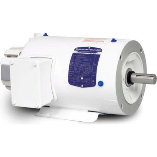 Baldor-Reliance Baldor-Reliance Washdown Motor, 3 Phase, 3 HP, 1760 RPM, 230/460 Volts, TENV, 184TC FR IDWNM3611T